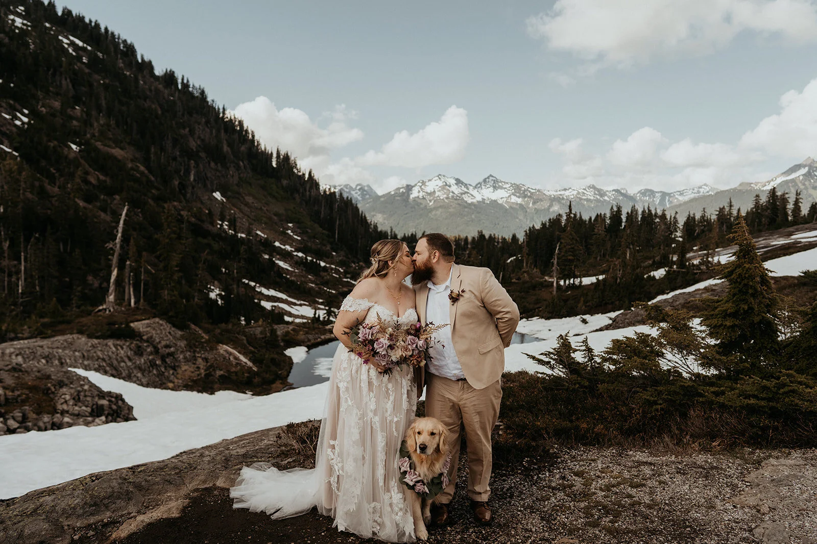 North Cascades Mountain Elopement Photographer