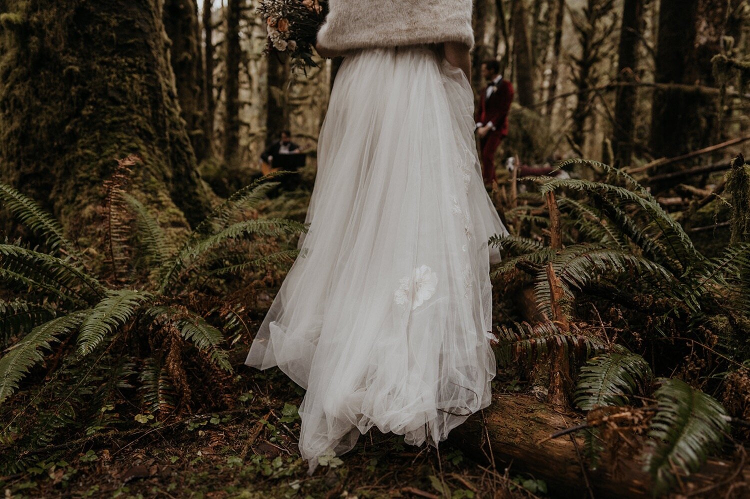 Winter Elopement Dress