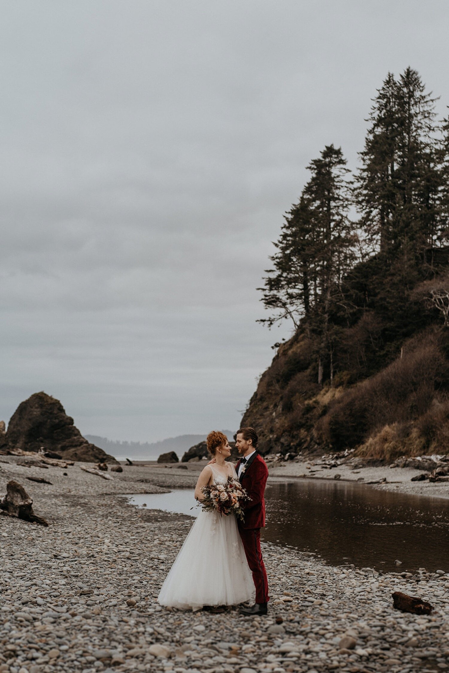 Washington Winter Rainforest Elopement