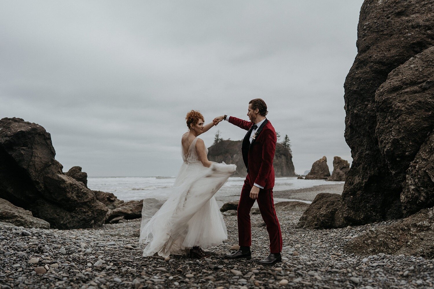 Olympic National Park Rainforest Elopement