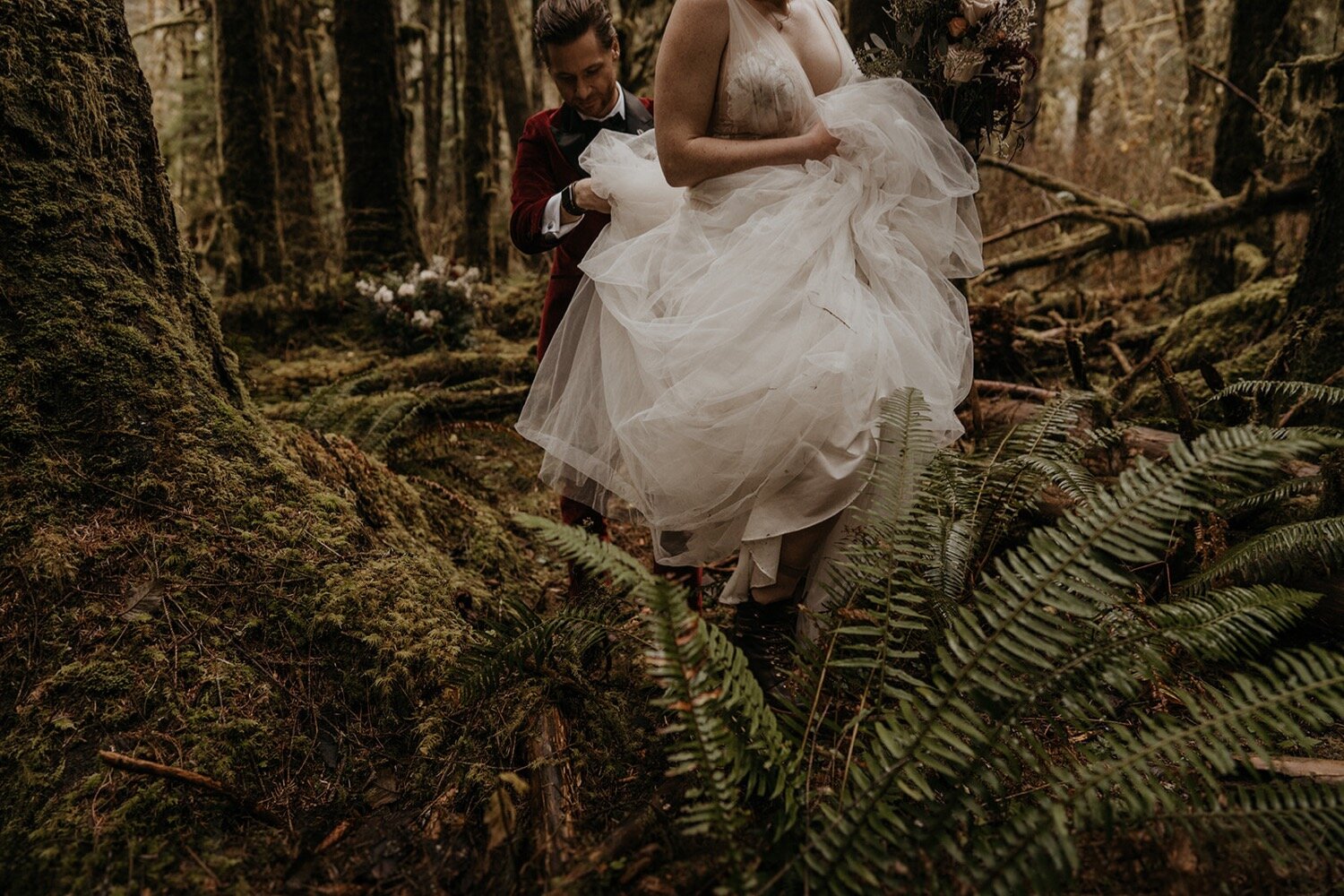 Winter Elopement Dress