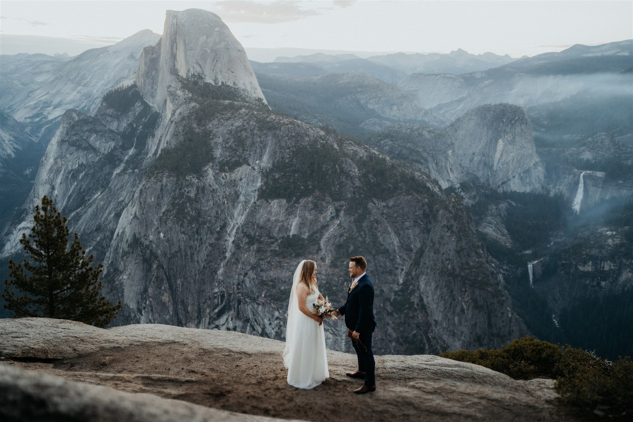 Glacier Point Yosemite Elopement