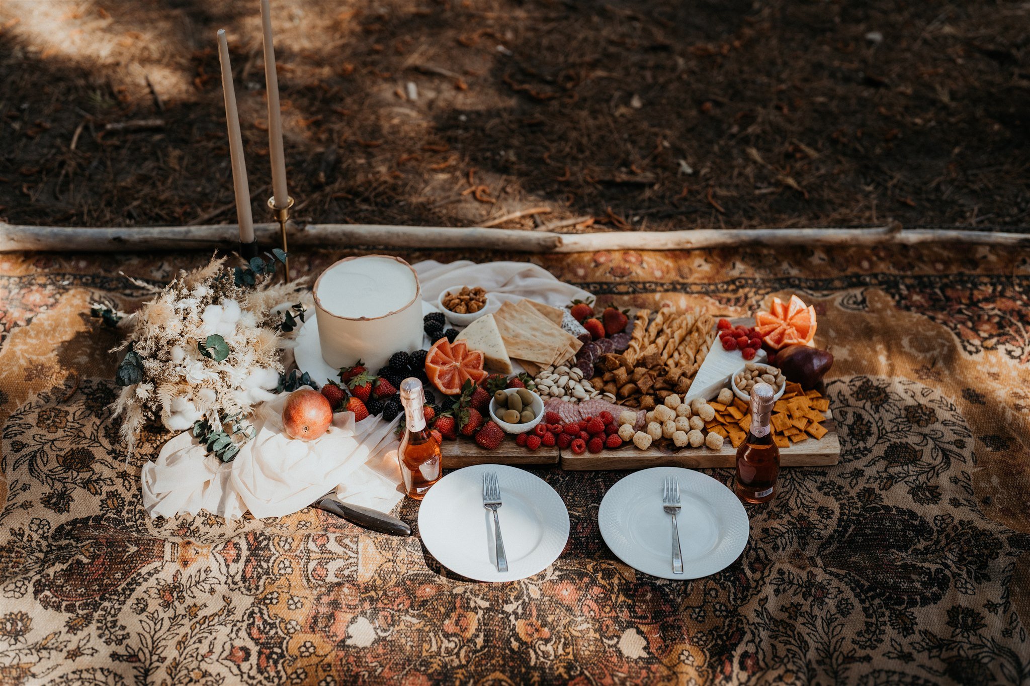 Yosemite Elopement Picnic for Two