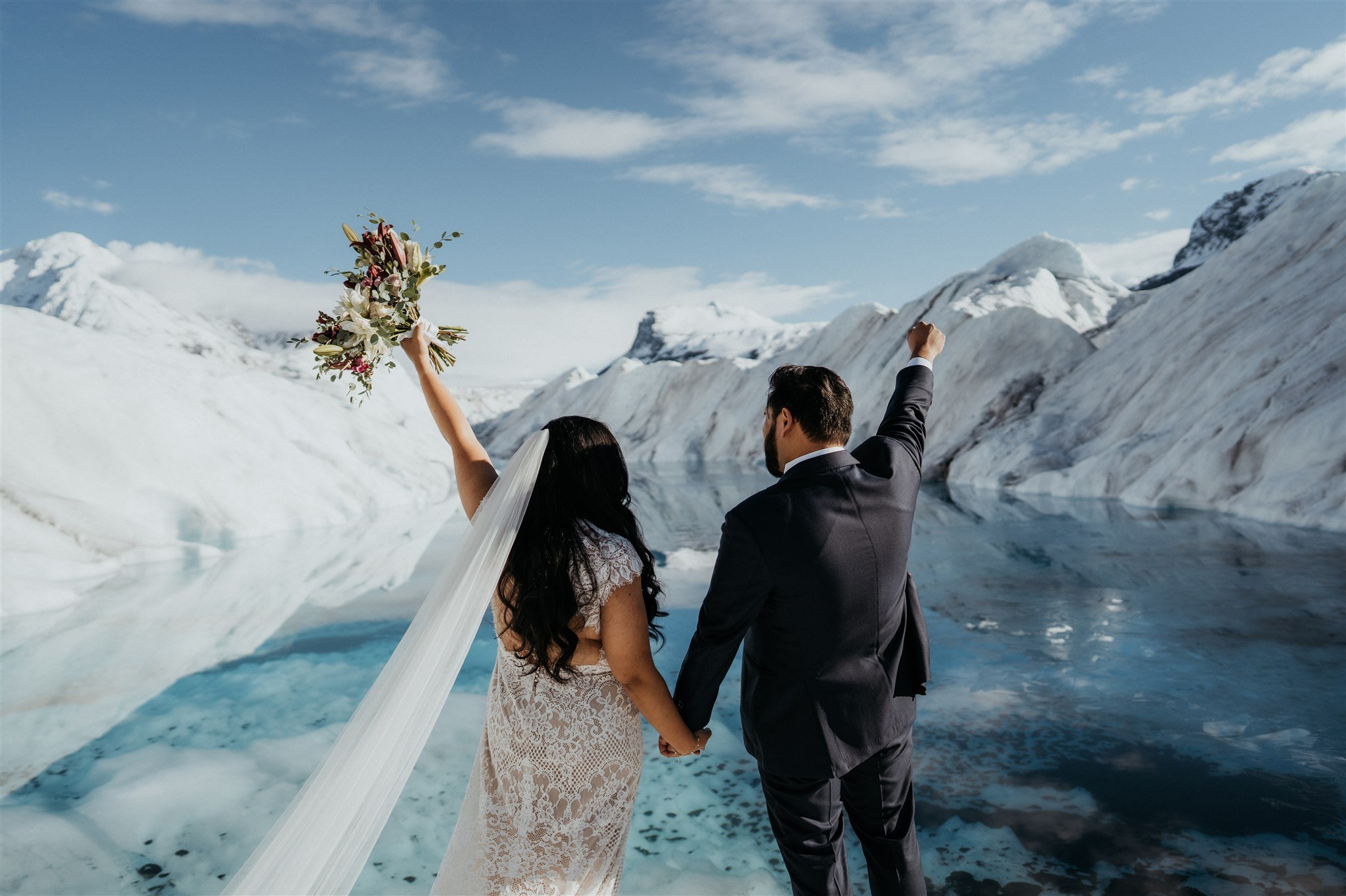 Alaska elopement celebration