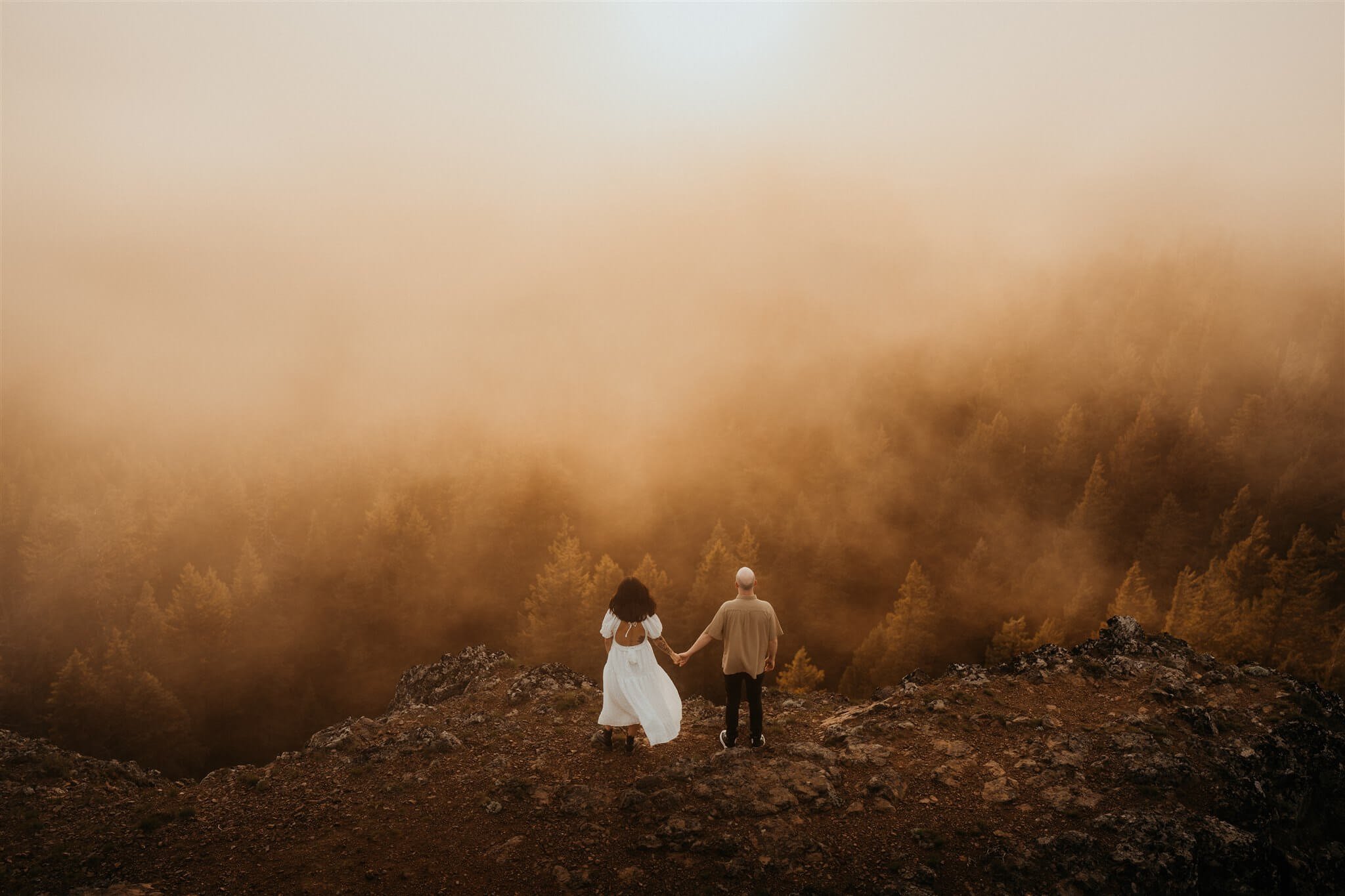 Anniversary photos at Red Top Lookout