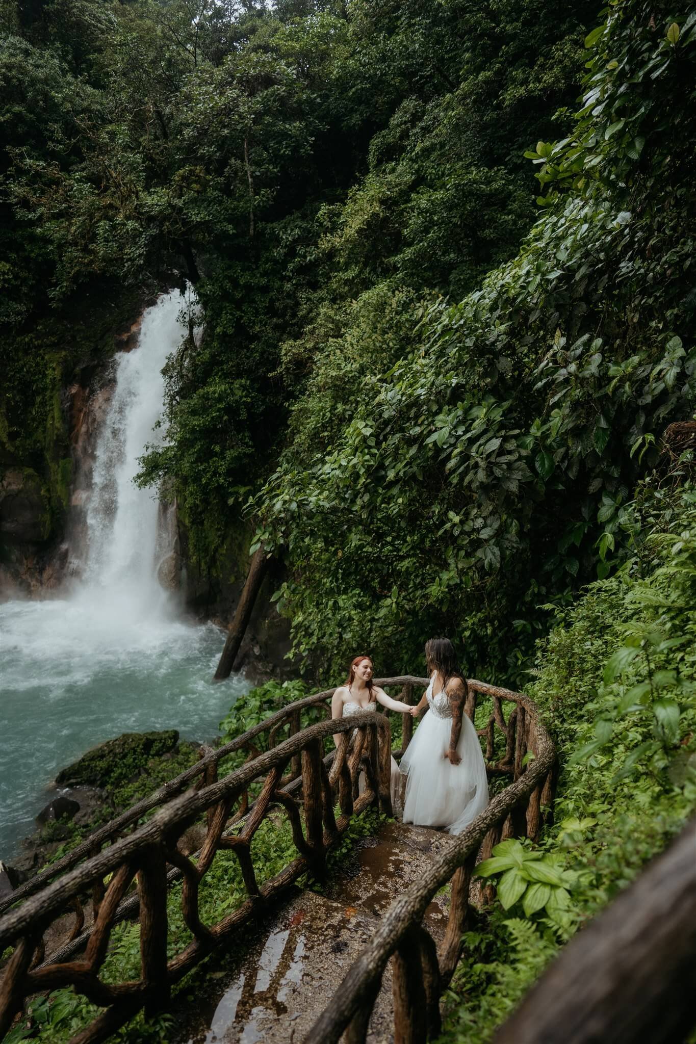 Wedding portraits at destination wedding in Costa Rica