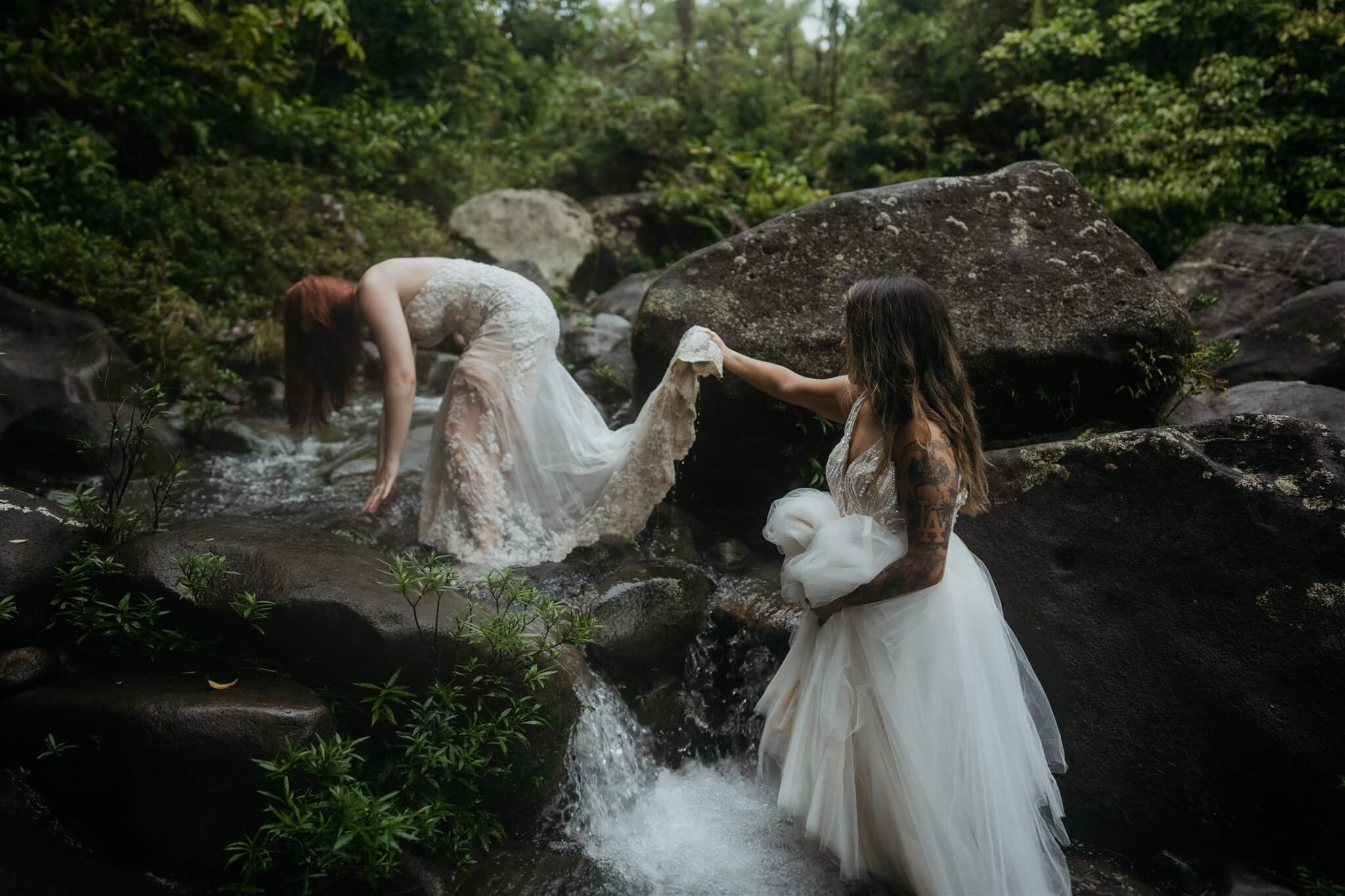 Wedding portraits at destination wedding in Costa Rica