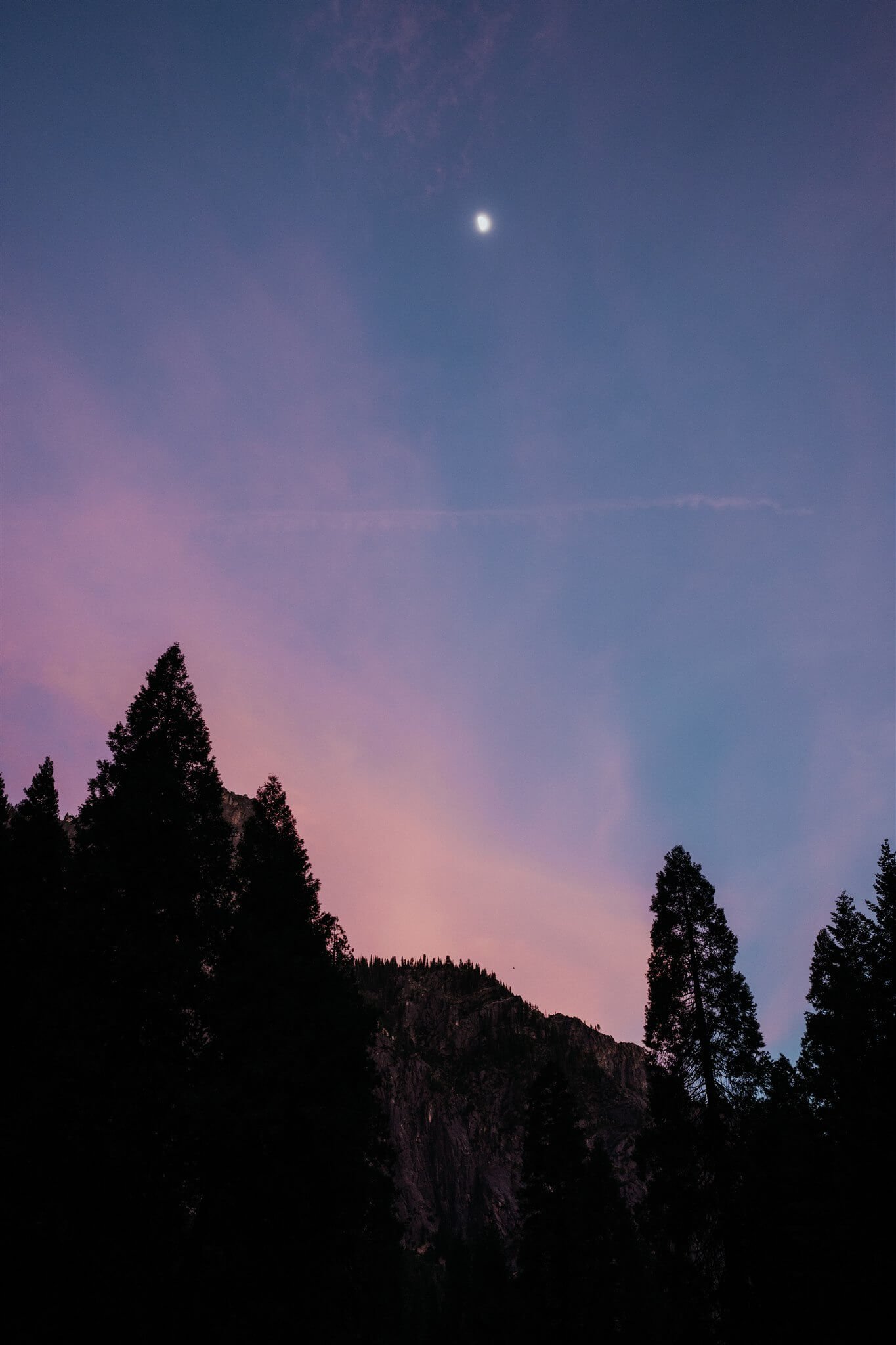 Sunset at Yosemite National Park