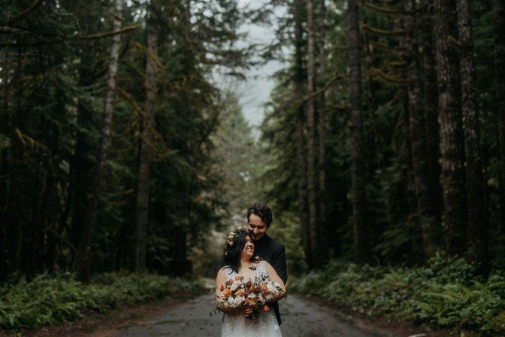 Elopement photos in Olympic National Park
