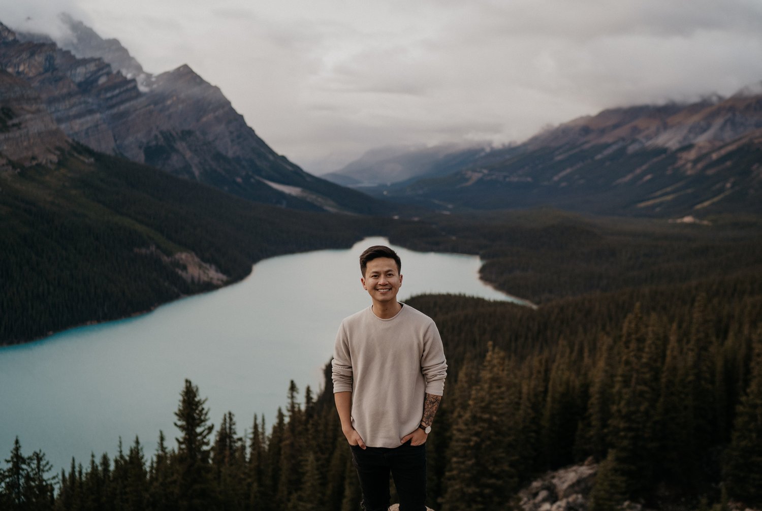 Banff Elopement Day-After Adventure Session — Henry Tieu Photography