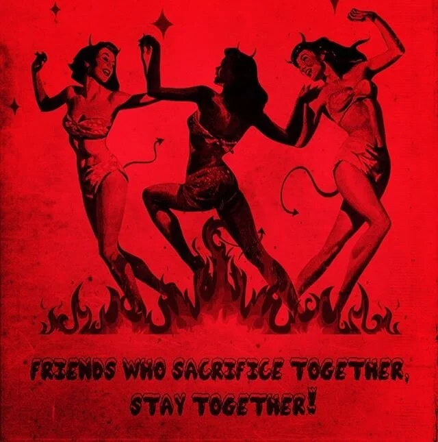 That&rsquo;s how we do 😈 #sacrifice #coven #demoness #succubus #witches #witchbitch #basicwitch #weird #weirdgirl