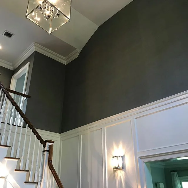 Phase 1 of the transformation of this beautiful home. Swipe right to see before pic!