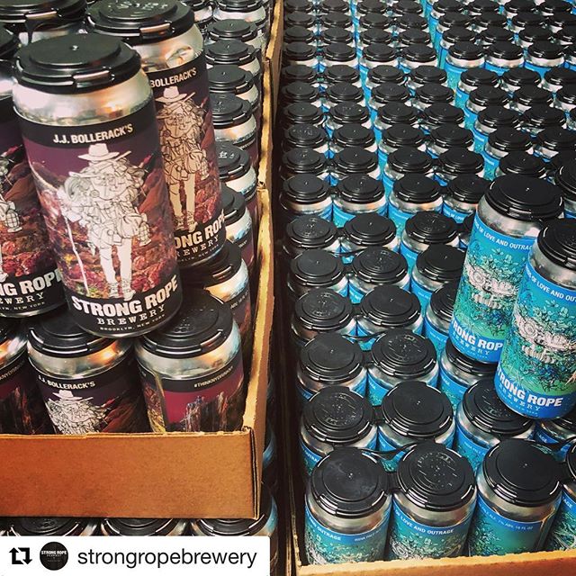 #Repost @strongropebrewery (@get_repost)
・・・
Welp, that&rsquo;s a wrap! Successful and smooth canning day has left me excited and exhausted. Thanks again to @maltmancanning for making our first run of cans so easy. I can&rsquo;t wait to share these w