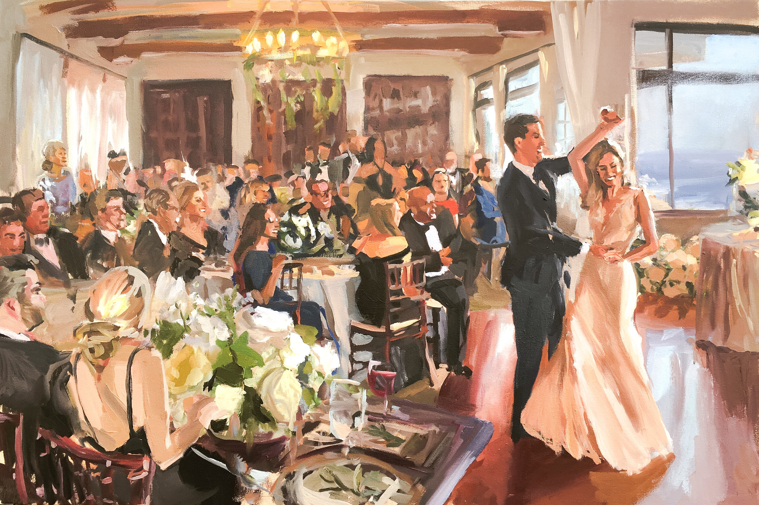 Kelly & Joe/ Bel-Air Bay Club/ 24 x 36"