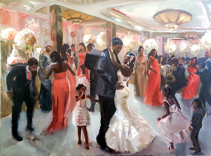 Sonnia & Justin/ Brandview / 36 x 48" 