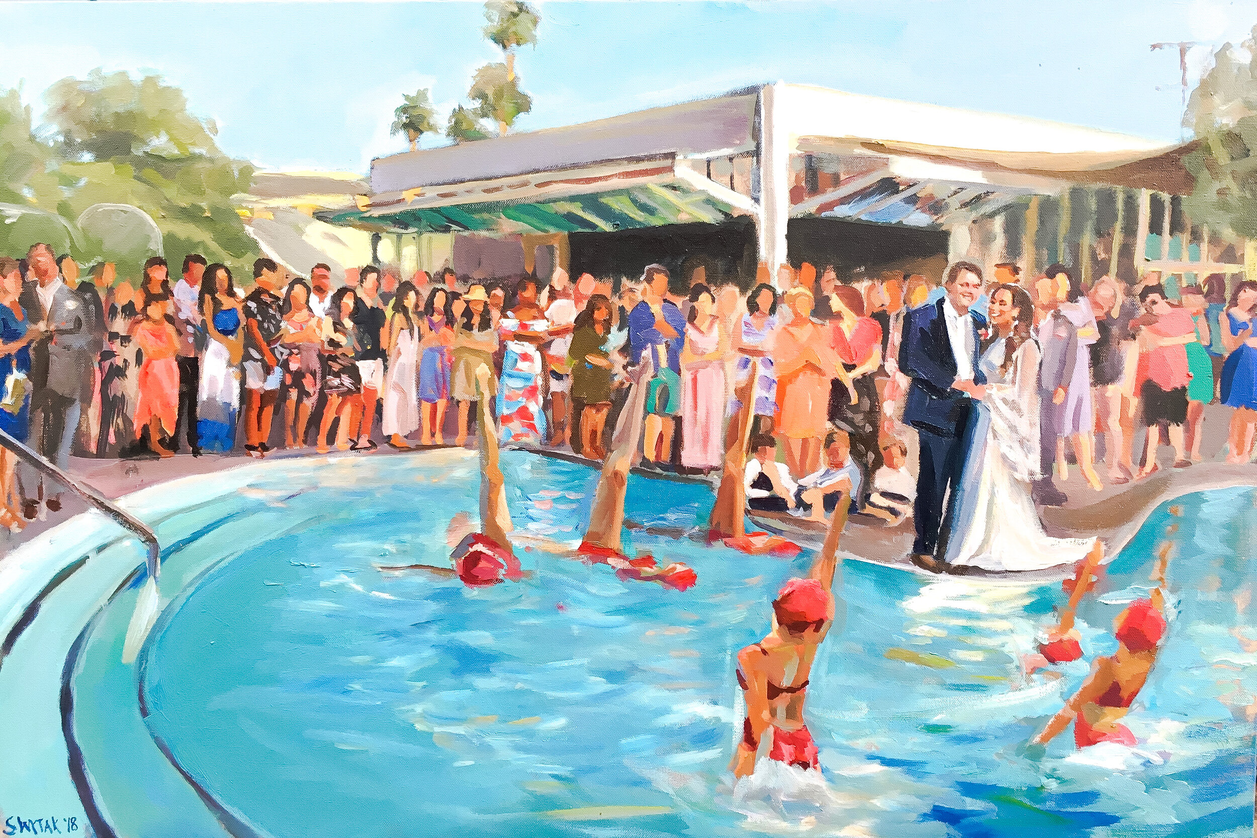 Ace Hotel Palm Springs 24x36" oil