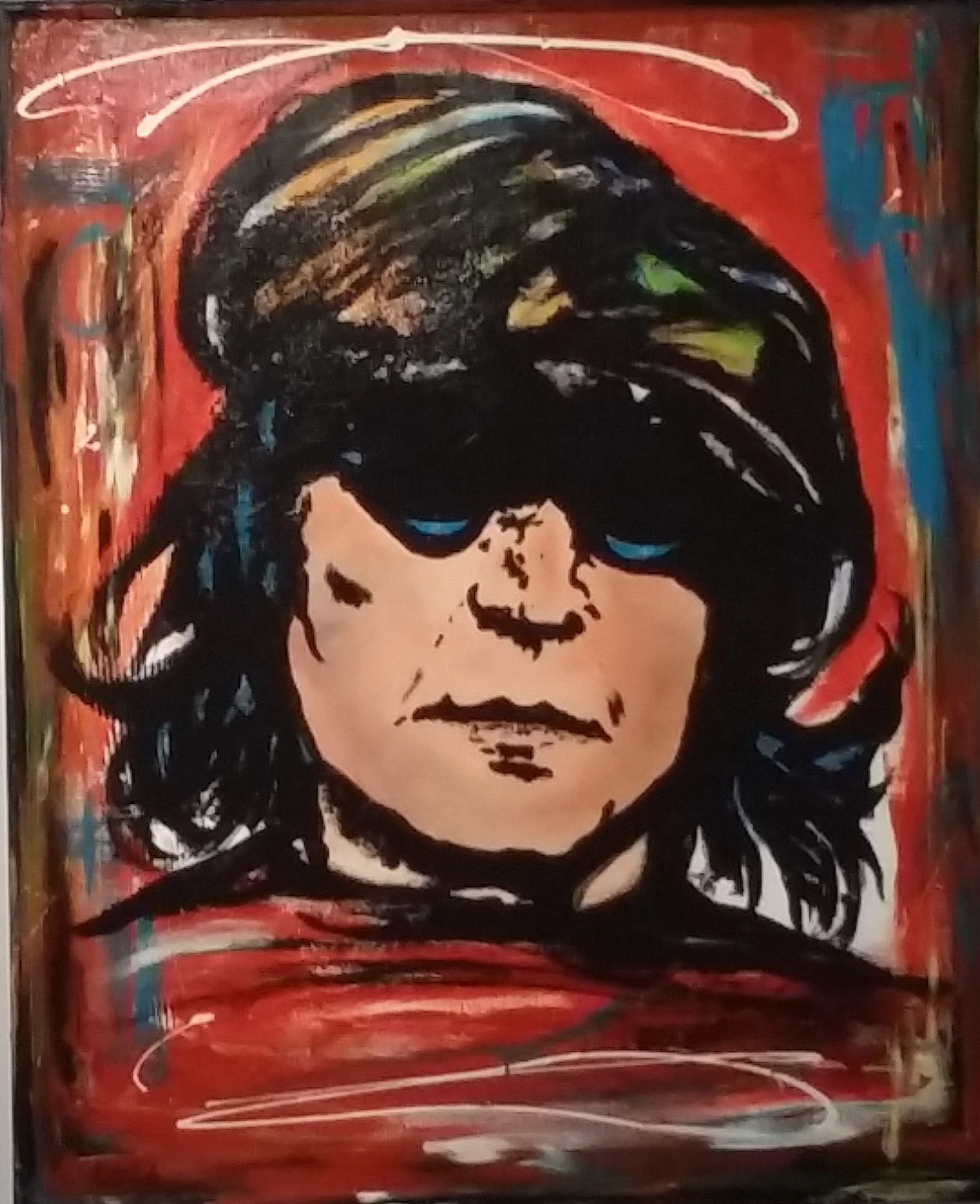 John Lennon with hat & glasses