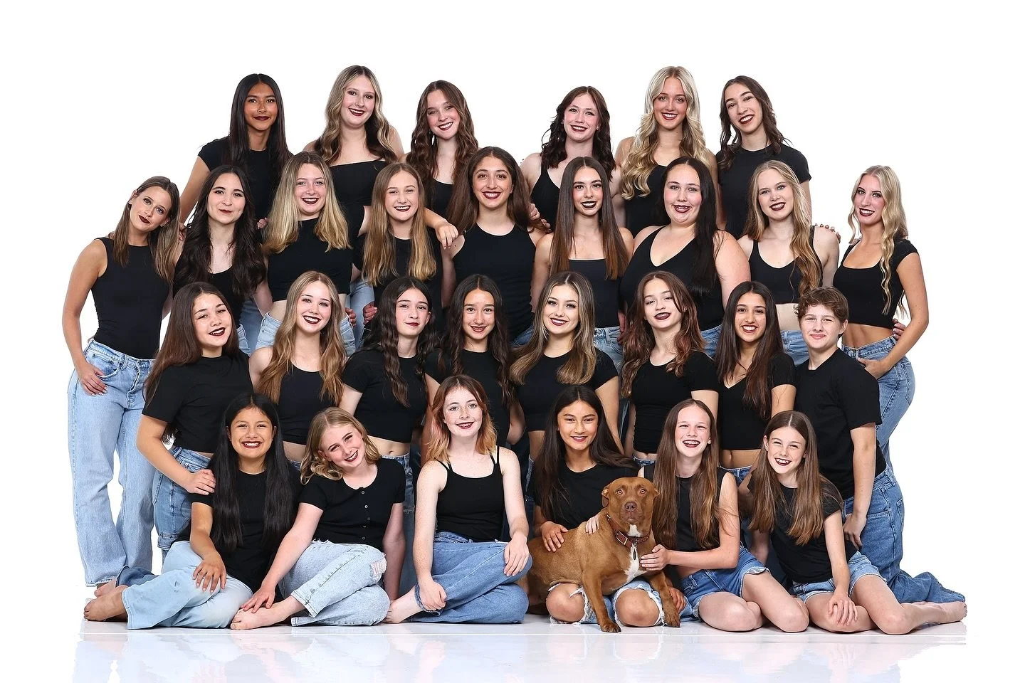 A furry special guest @solidgolddance with the Teen &amp; Senior company 🐾

#ceventpics #dancephotography #studiopictures #photography #studiophotography #dancestudios #socal