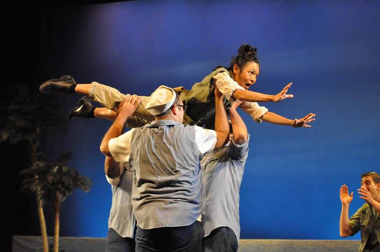 Lydia Gaston as Bloody Mary in South Pacific at Reagle Music Theatre.