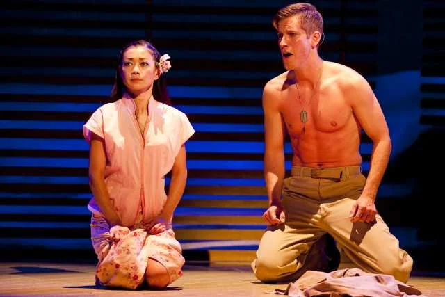 Sumie Maeda as Liat w/ Anderson Davis in the National Tour of South Pacific directed by Bartlett Sher.