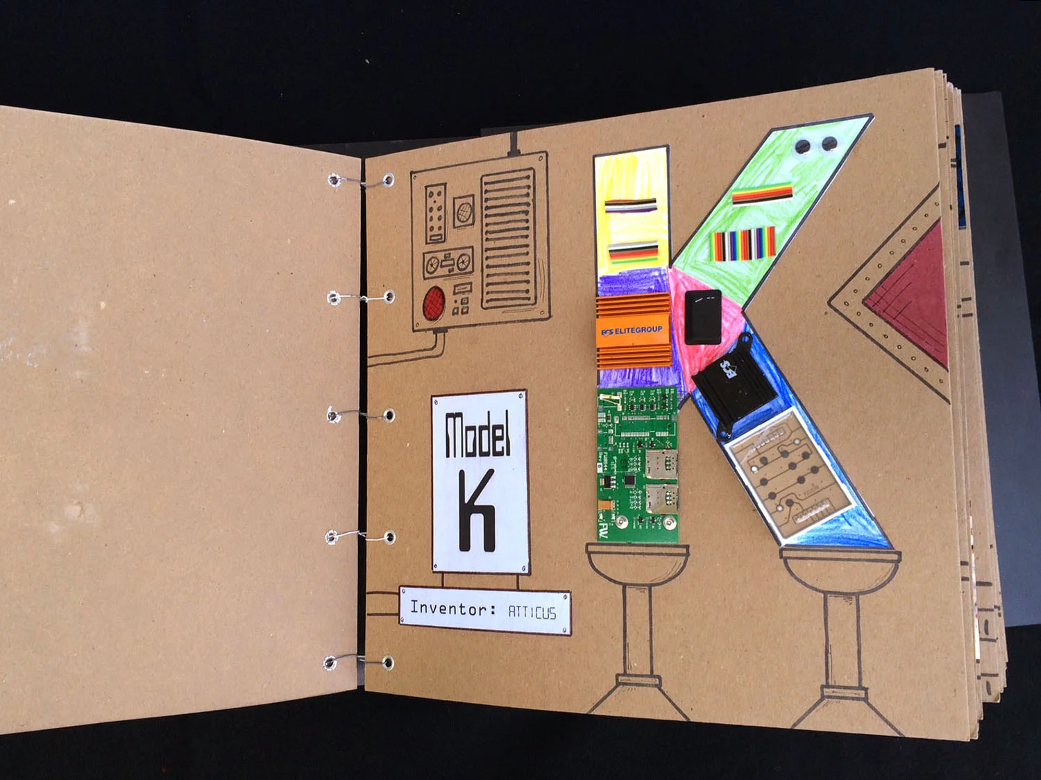 Alphabet-o-Bots page "K"