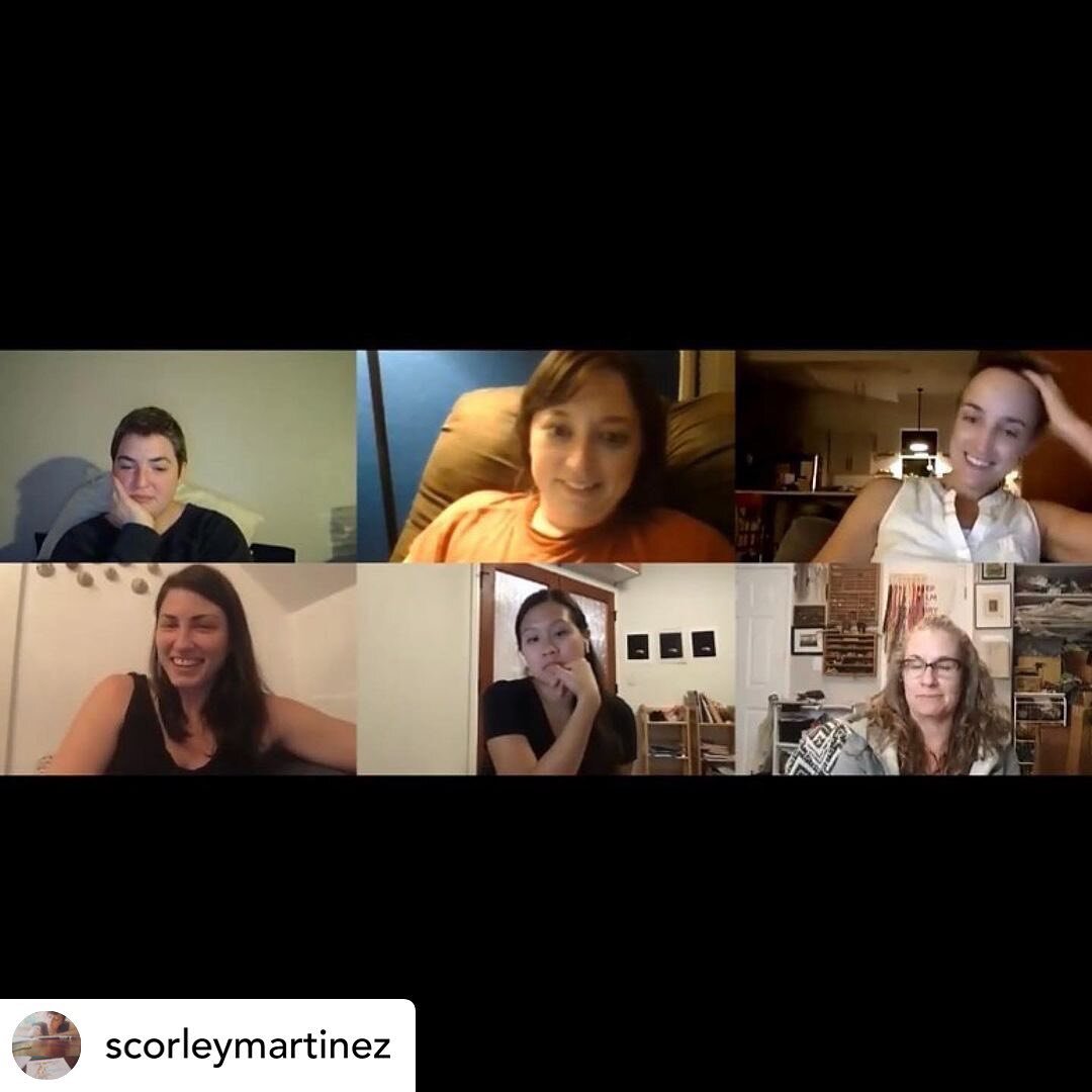 Posted @withregram &bull; @scorleymartinez Join us for a Zoom artist panel for &ldquo;Can&rsquo;t Let Go&rdquo; this Saturday at 2pm central. Check our website for the zoom link Saturday.  Hear this wonderful group of artist mothers riff on contempor