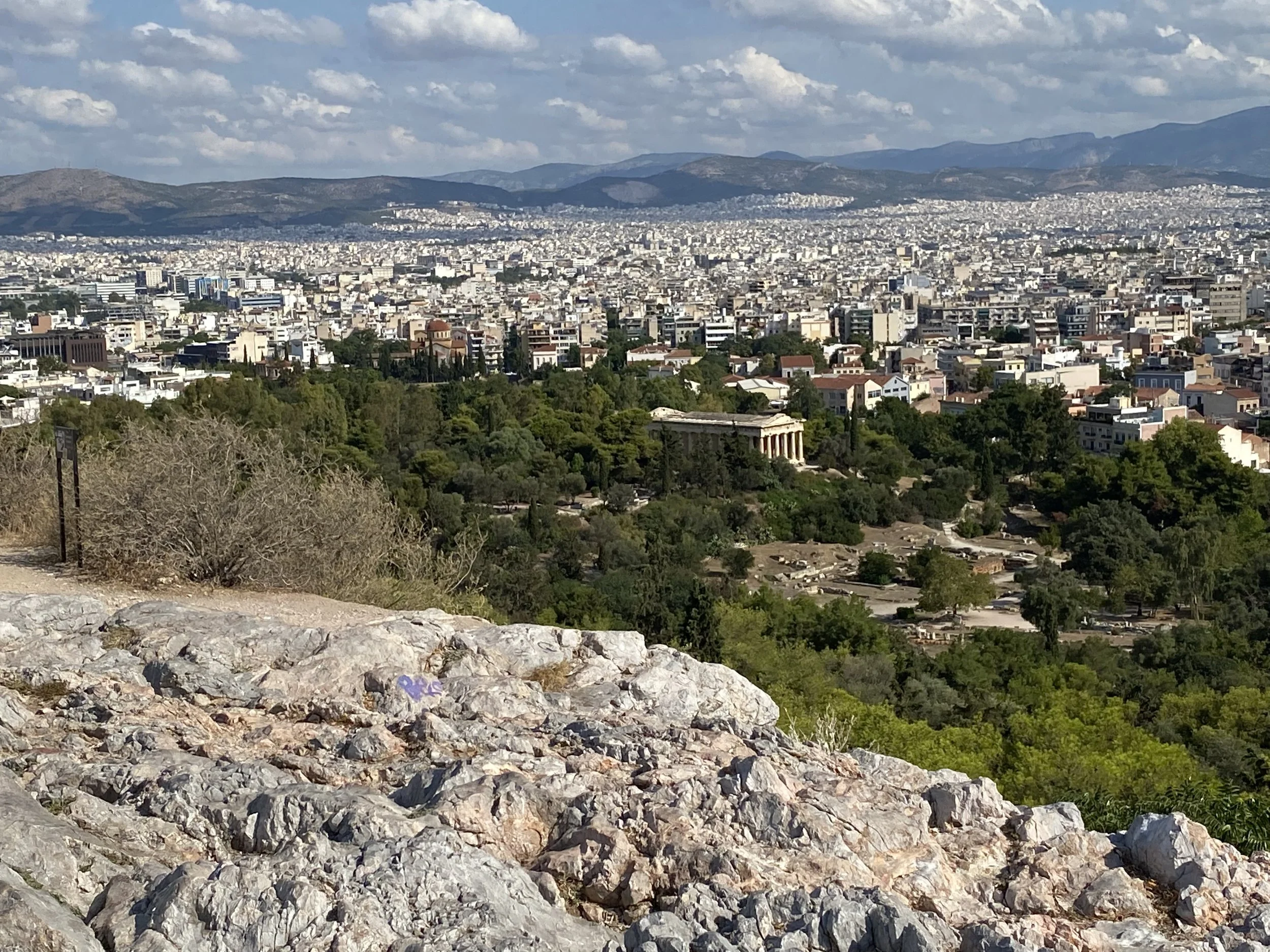 View over Athens