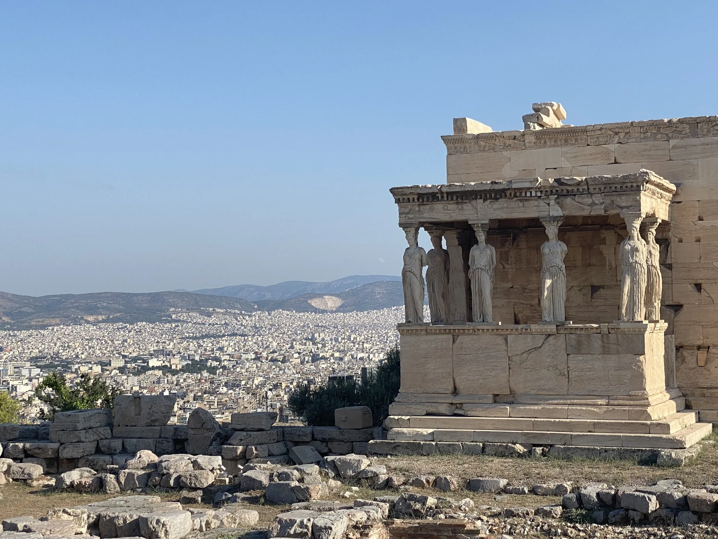 The Erechtheion with the Caryatids on the Acropolis, Athens