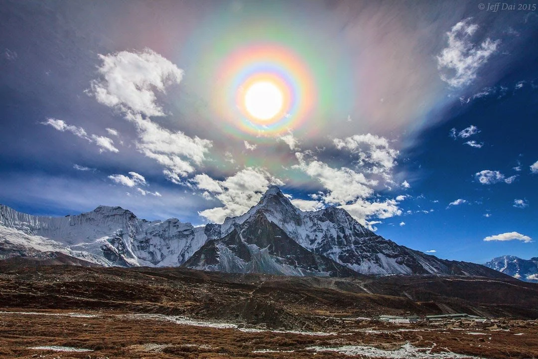 Rainbow around the Sun, Emigrant Peak, MT