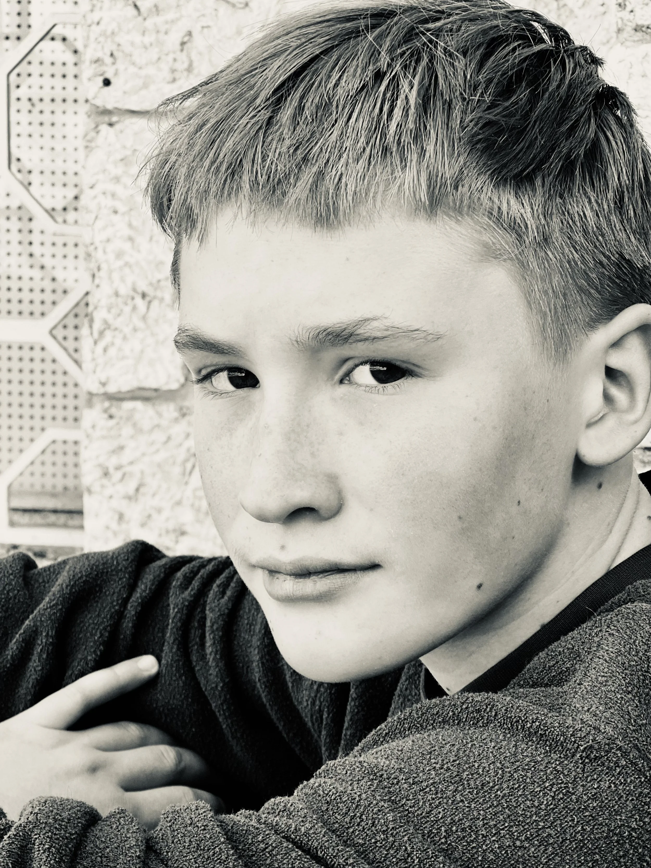 B&W Portrait of Youth