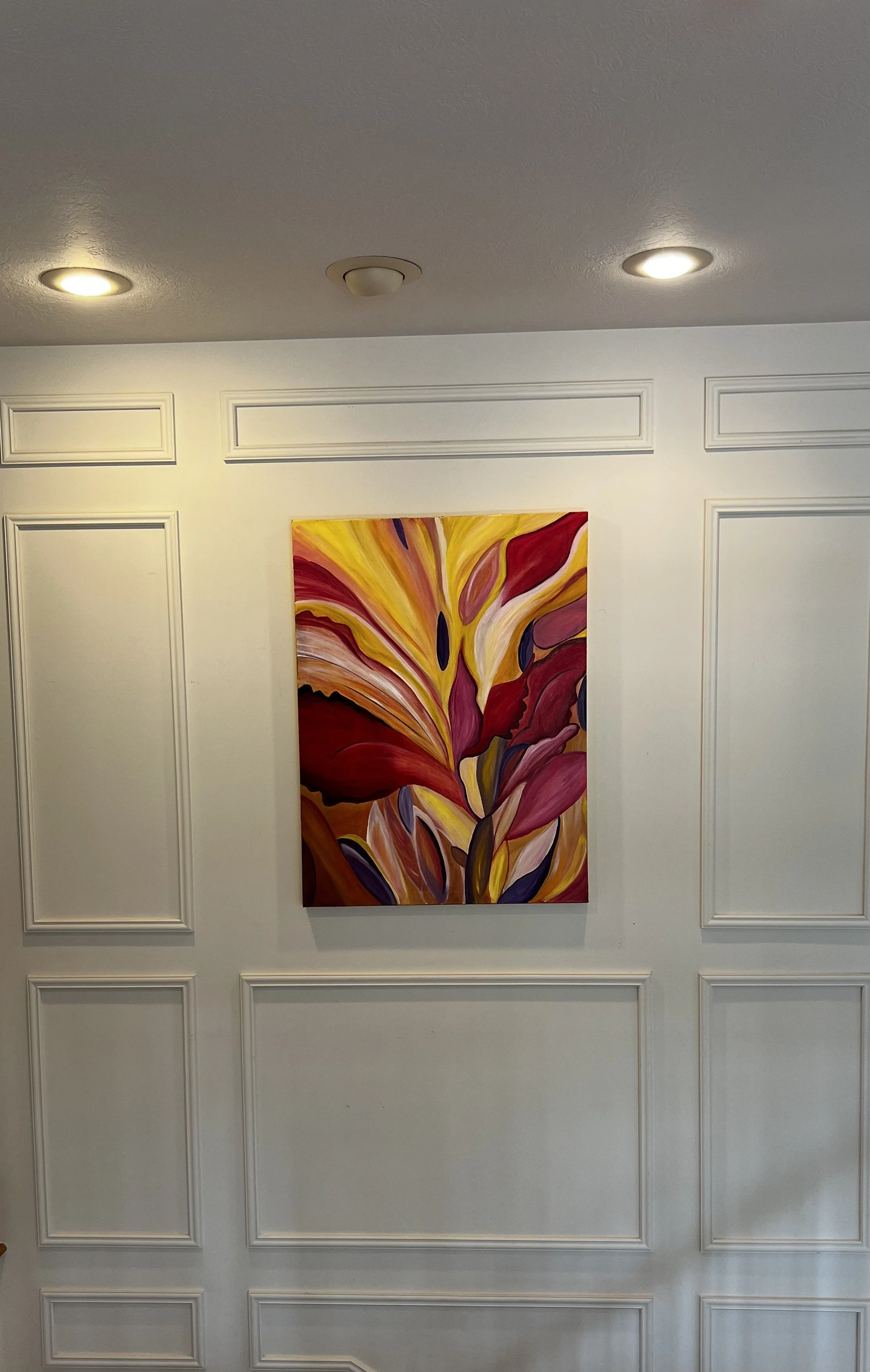 La Primavera (2023)
Oil on linen
76 x 102 cm
© Elizabeth Burnim 2020