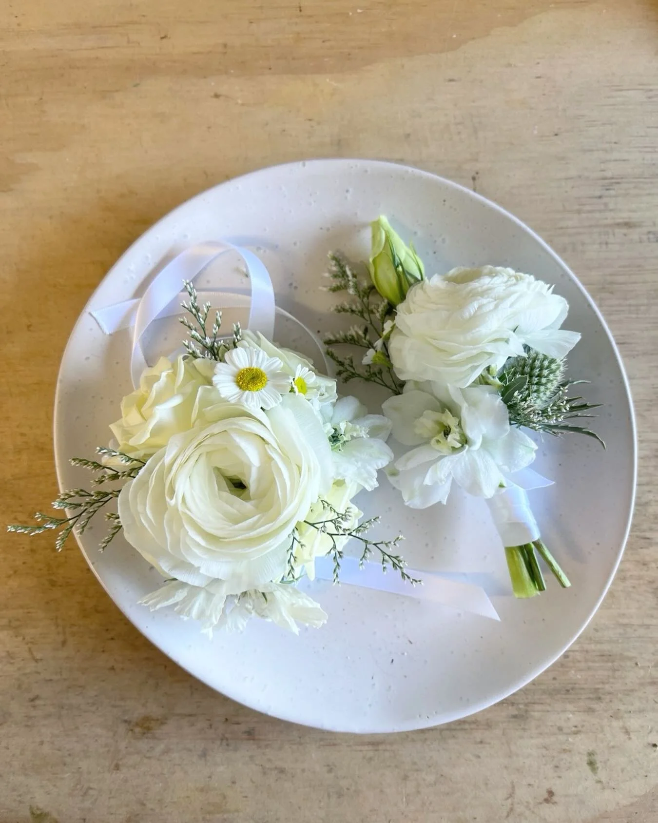 C U T I E S . 👌🏻
Matching worst Corsage &amp; Buttonhole x