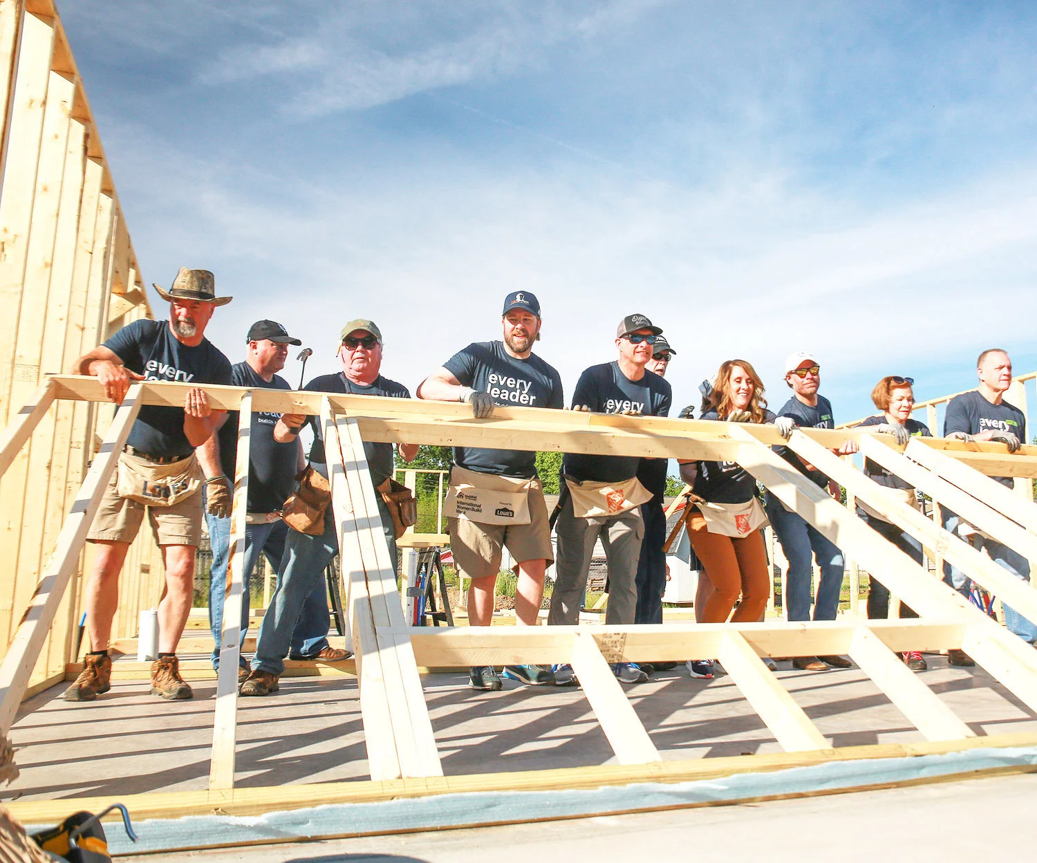 Leaders hammer down on Habitat home