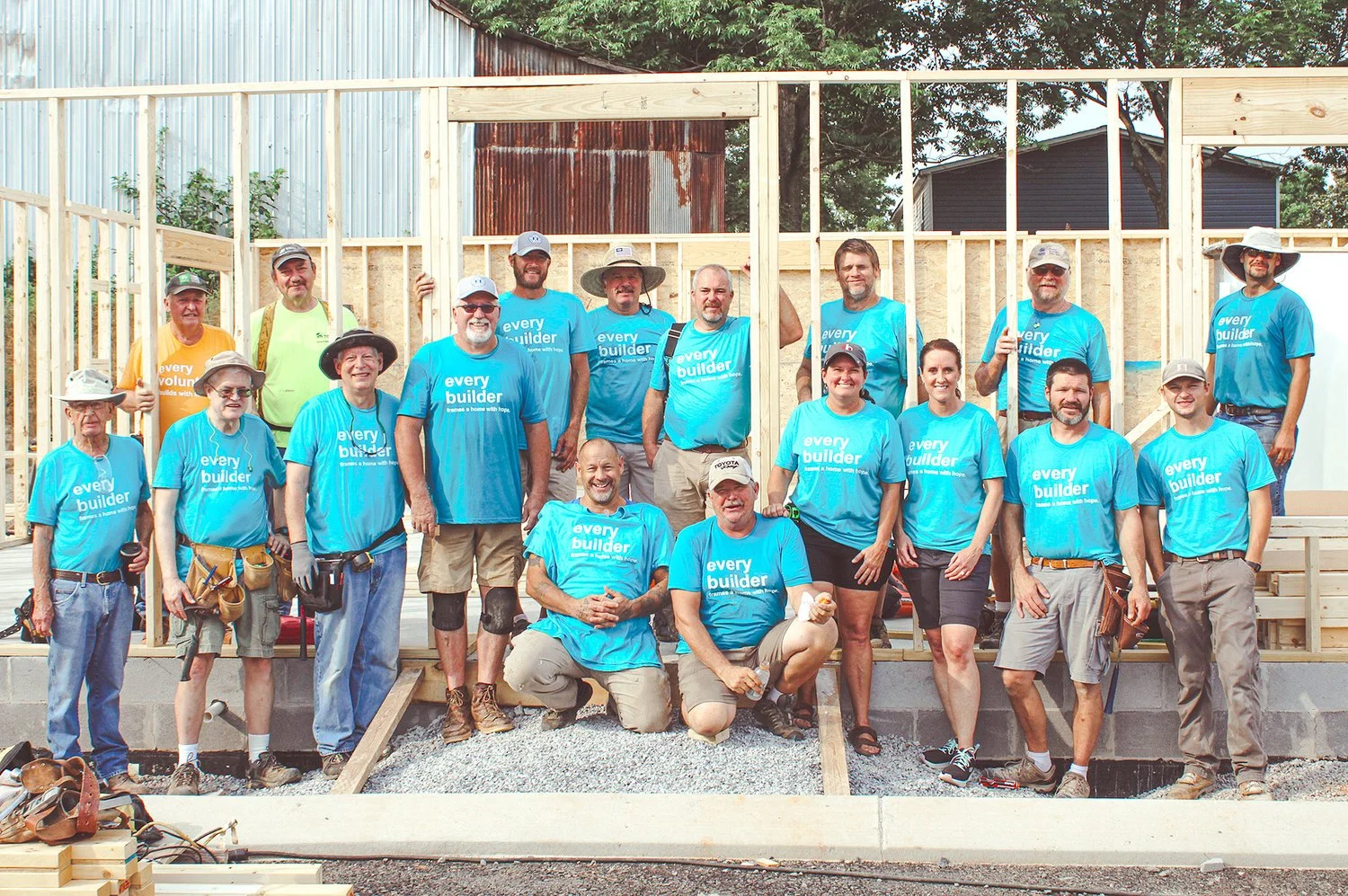 ORBA team starts building first 2022 Habitat home