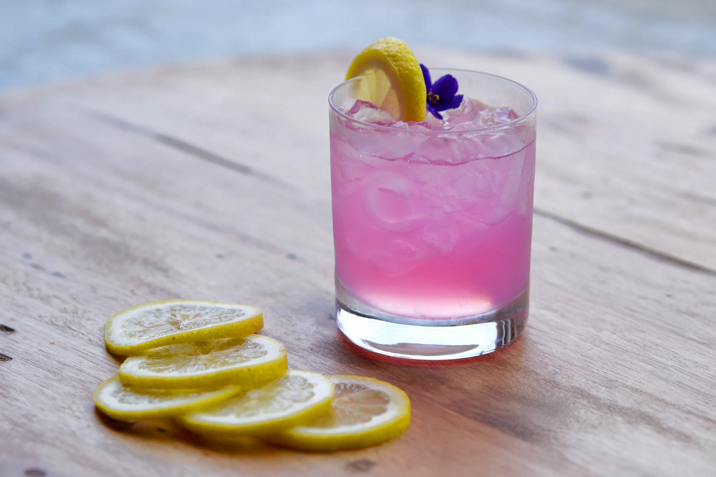 Violet Gin FIzz- Photo by Sarah Murphy