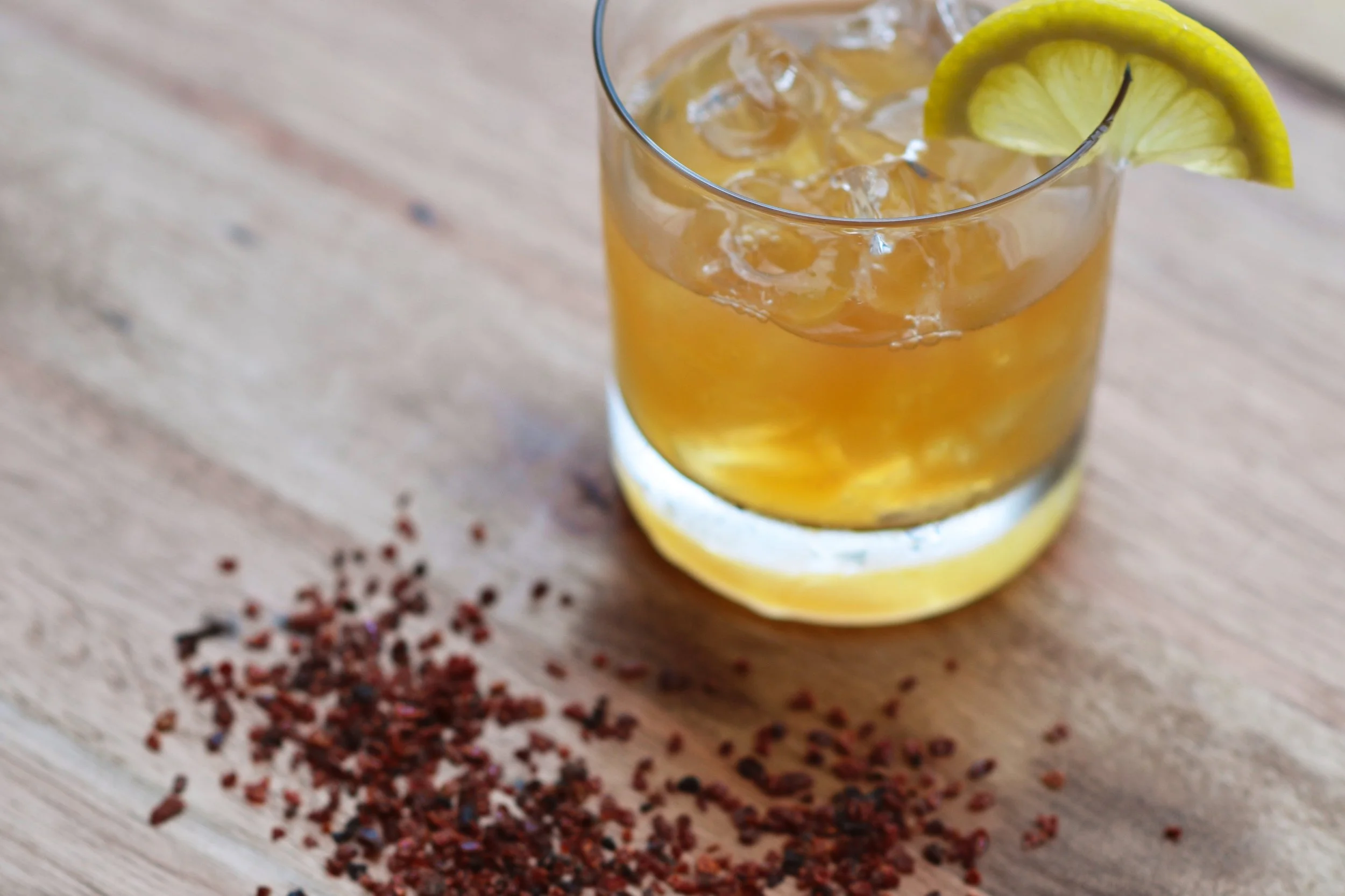 Rosehip Bourbon Sour- Photo by Sarah Murphy