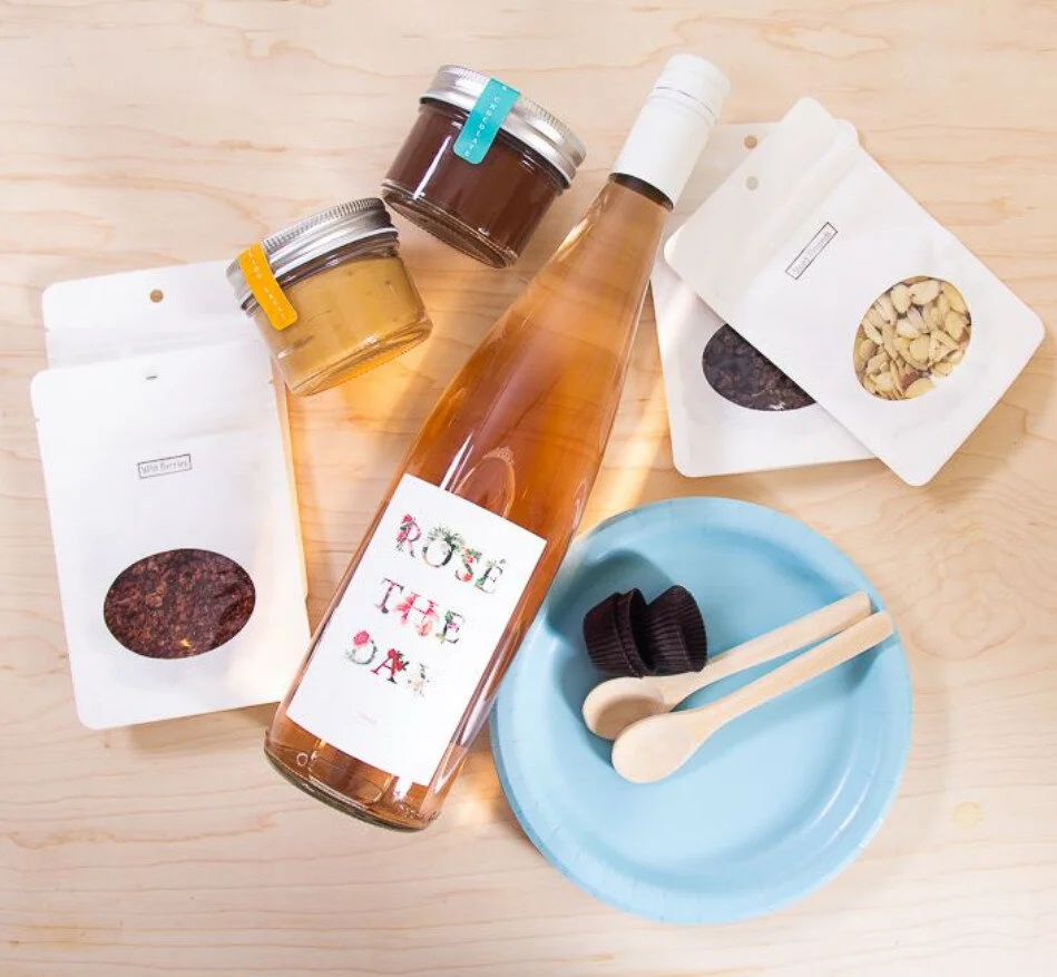 wine and chocolate kit - at home wine pairing