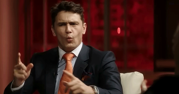 Imagine how often James Franco makes this face.