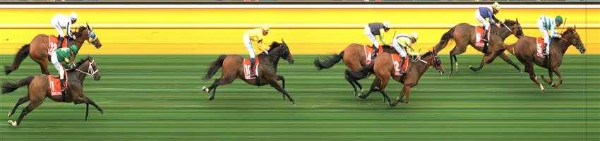 Moonee Valley Race 7 No.6 The Gatting Ball @ $8.50 - watch price, Oliver rides - may come in, rated at $5.50. Result : 2nd at SP $5.00. From midfield, just before the turn, horse stoked up and found a run on the rails; hit the the lead at the top of the straight though couldn’t hold off the challenge of the fast finishing Khartoum in the final 100m or so. Outcome -0.83 Units