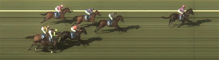 BENDIGO Race 8 No. 8 Ocean Essence @ $4.80 (1.32 UNITS WIN) Result: 3rd at SP $5.50. After sitting outside the leader, one off the rails, for the whole race, went up to the leader upon straightening but leader kicked and put in a winning margin while Ocean Essence could only hang on for 3rd. Outcome -1.32 Units