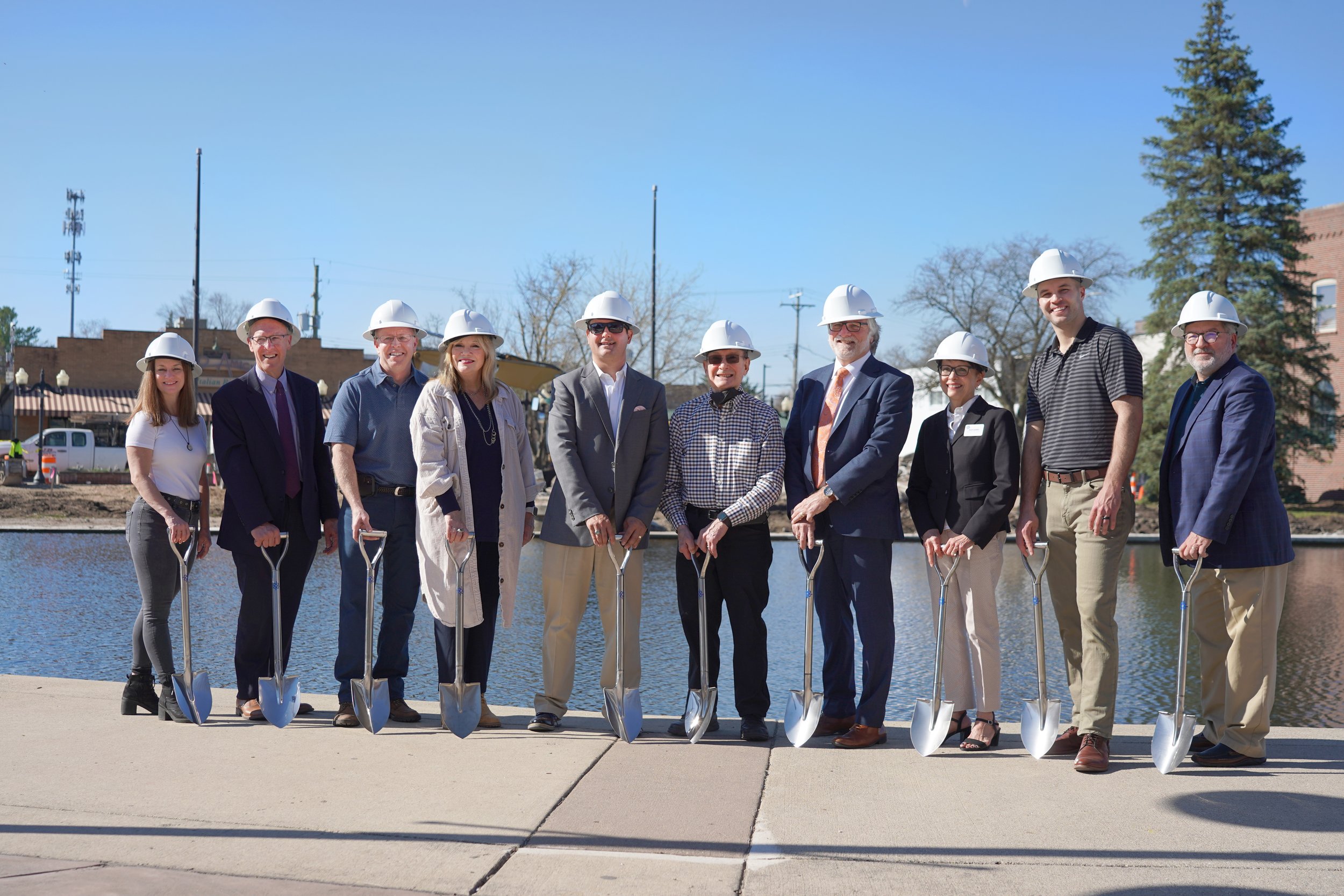 Streetscape Groundbreaking Group Photo.JPG