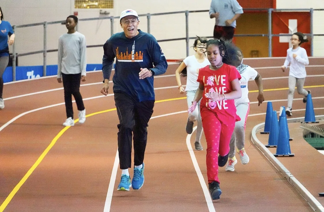 Senator Jackson At The Armory Track