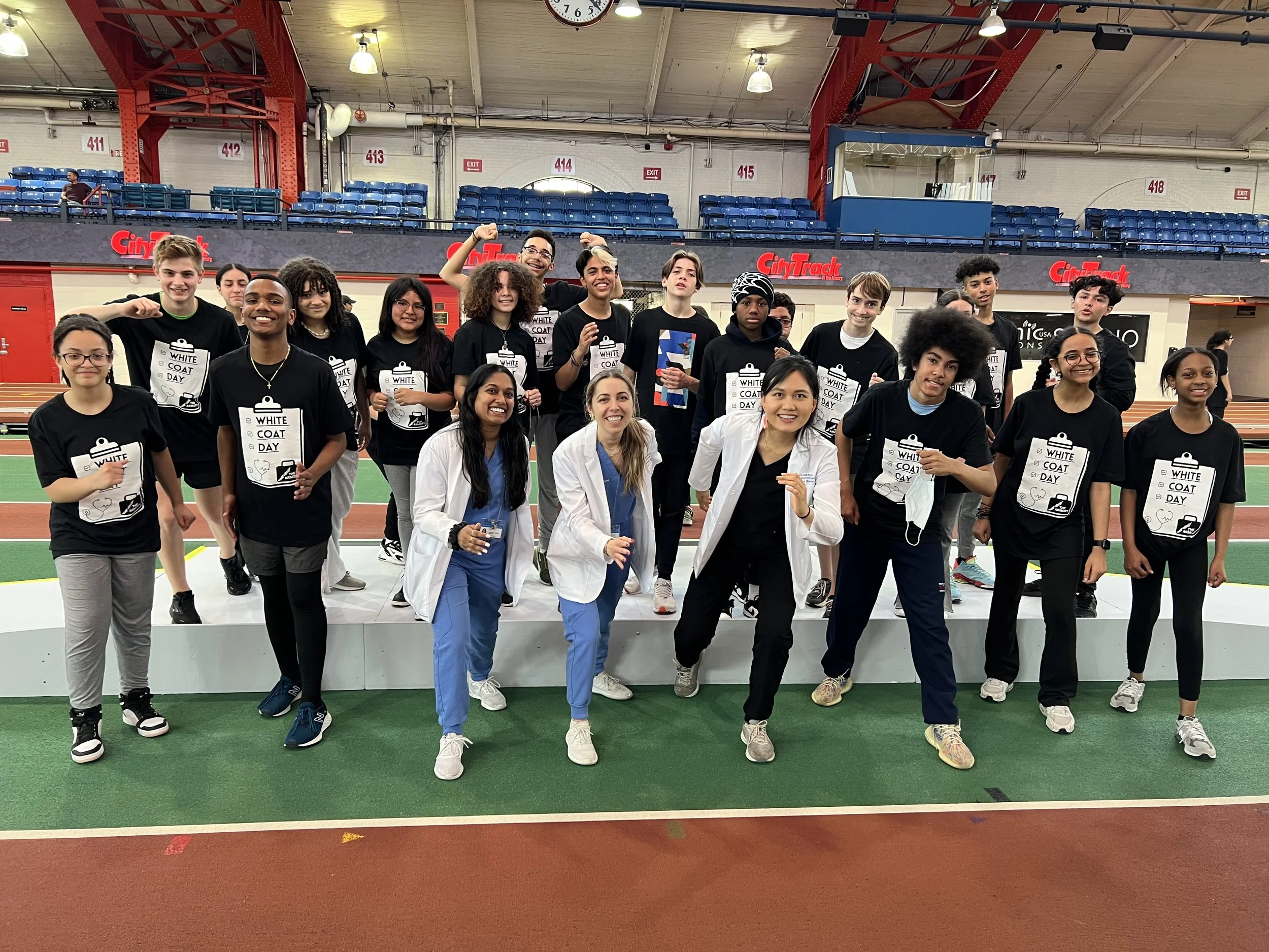 NY1 White Coat Day at The Armory
