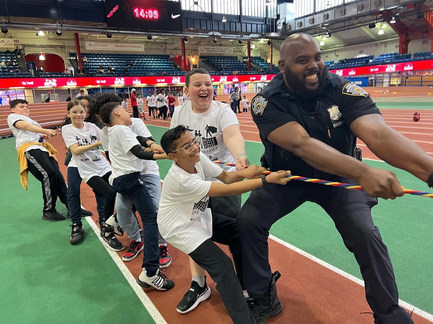Who are the REAL heroes?  Our amazing firefighters, police officers, and EMTs of course!

The Armory celebrated Real Heroes Day with over 150 kids who got to meet these incredible heroes, explore their vehicles , and even race the officers!

It was a