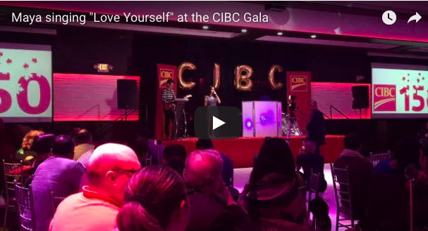Maya Performs at CIBC Gala