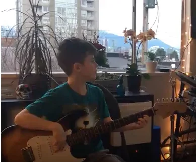 Owen jamming on the Clash!
