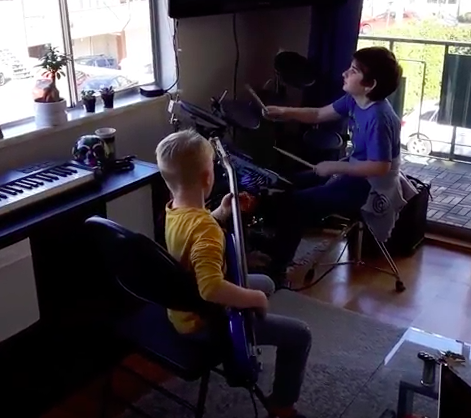 Elijah and Hugo Jamming