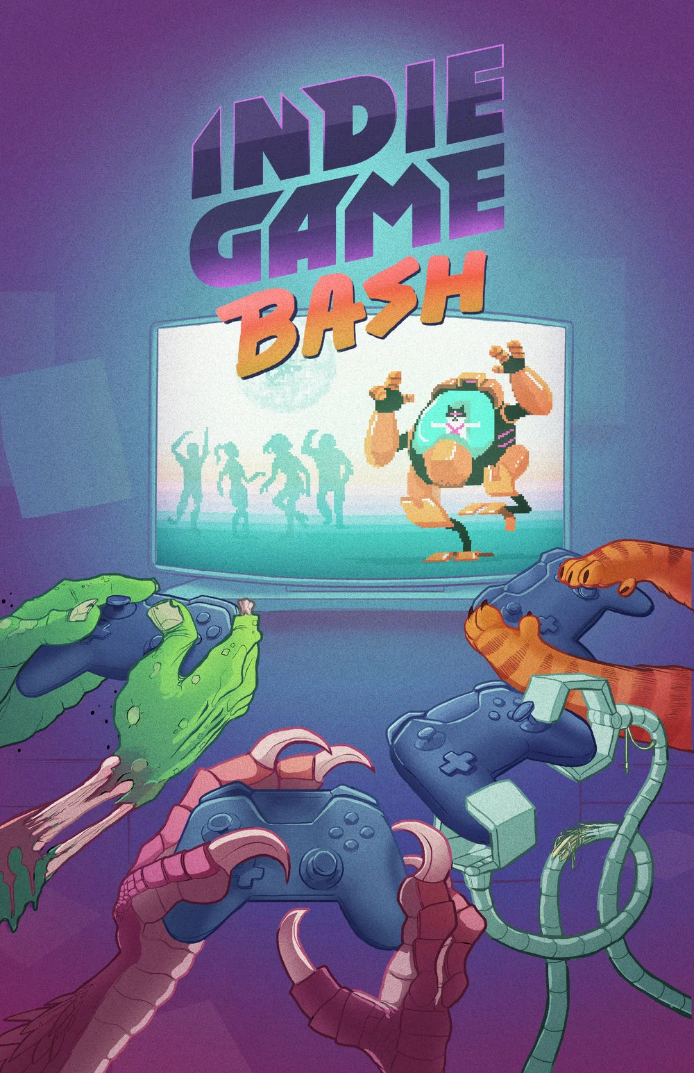 Calgary Indie Game Bash Event Poster