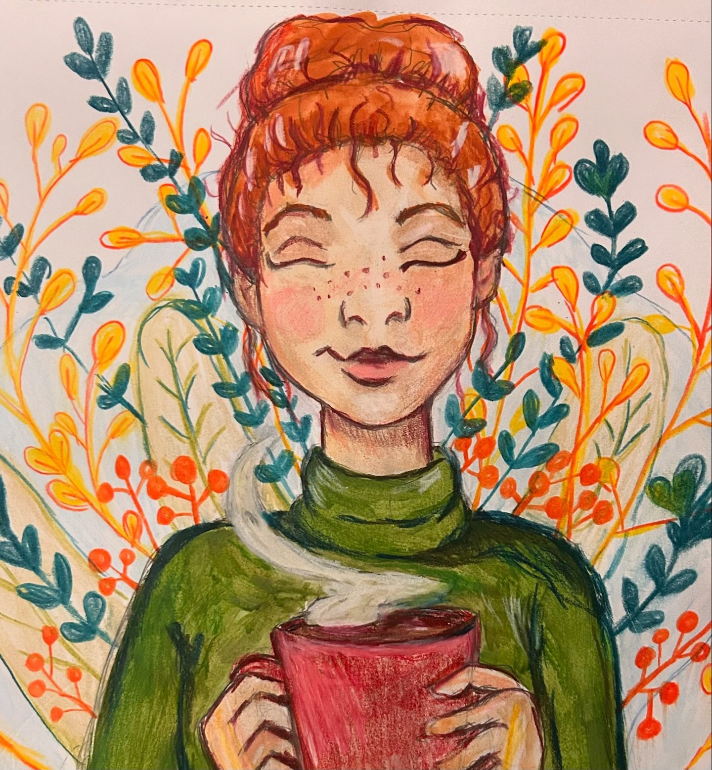 One of my absolute favorite seasons has finally arrived, and I couldn&rsquo;t resist creating this fun illustration to celebrate! There&rsquo;s just something magical about the crisp chill in the air, cozy sweaters, and that perfect cup of coffee war