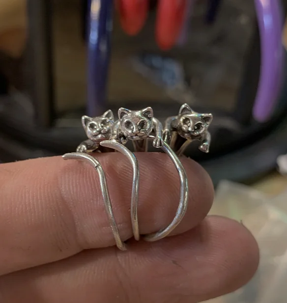 Mini Cat Rings (Size 7)